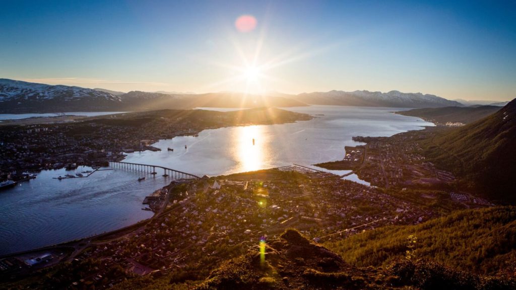 Vistas de la ciudad de Tromso
